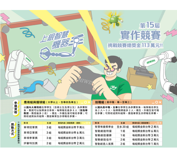 第十五屆上銀智慧機器手實作競賽